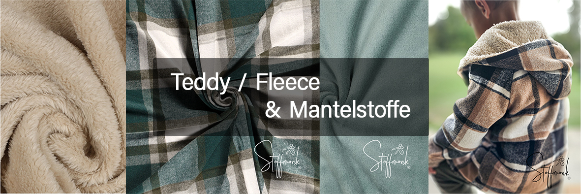 Teddy / Fleece & Mantelstoffe